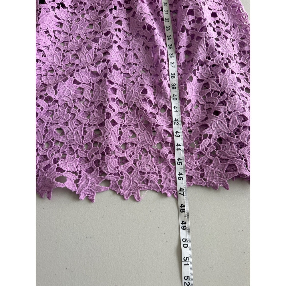 ASTR Midi Dress M Lavender Purple Pastel Lace Romantic Prom Party Wedding Guest - Picture 10 of 12